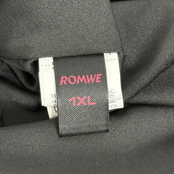 Skull Rose Floral Goth Dress Womens 1XL Black V Neck Short Sleeve Gothic Sheet - Picture 4 of 8